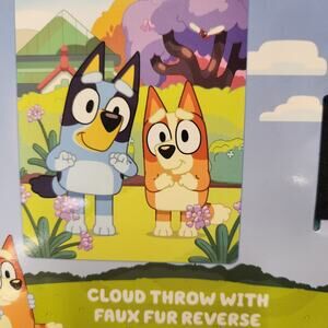 BLUEY & Bingo Throw Blanket